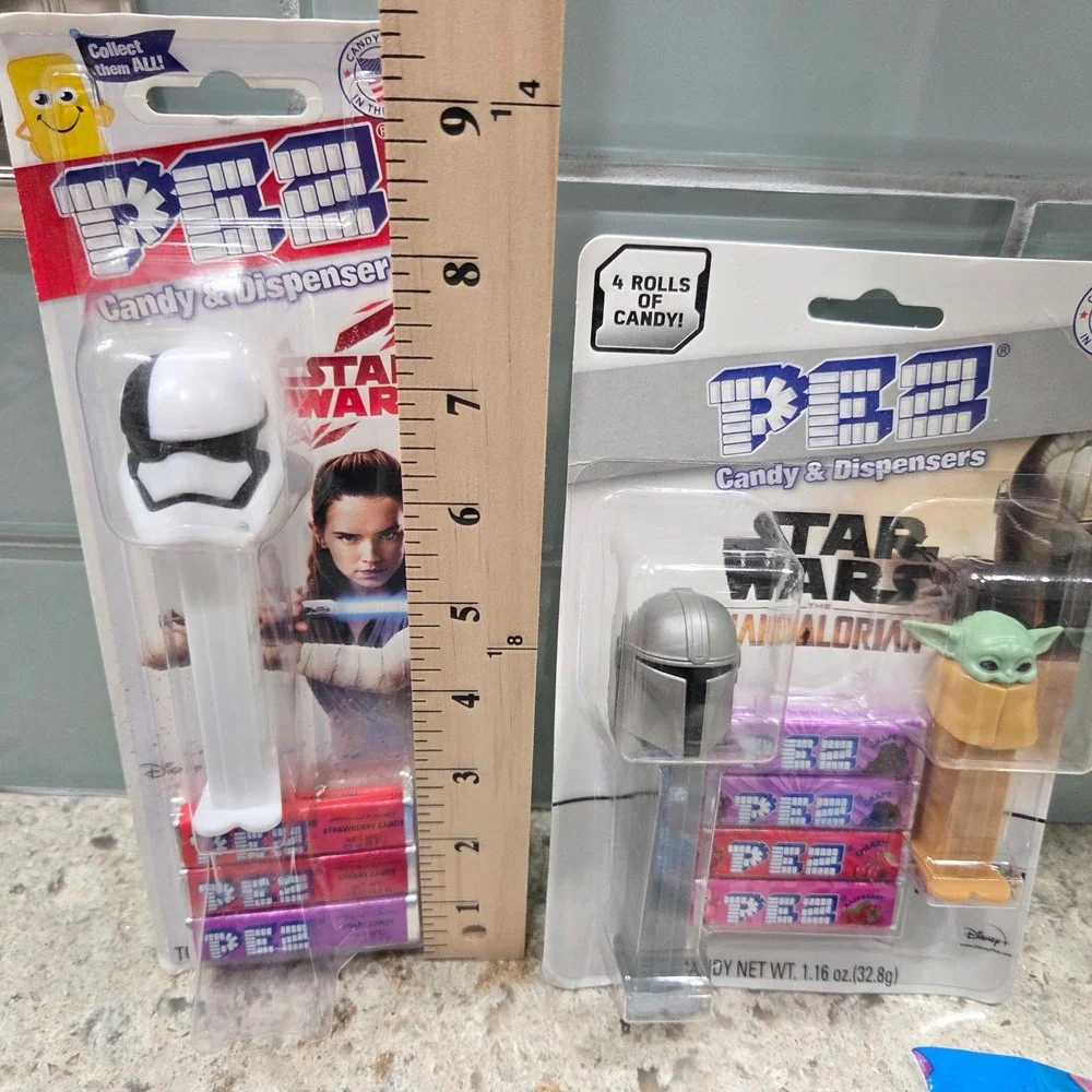 Star Wars Mandalorian The Child PEZ Candy‎ Dispenser Set Lot of 6